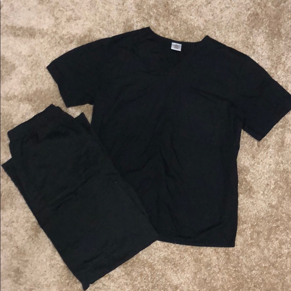Black scrubs